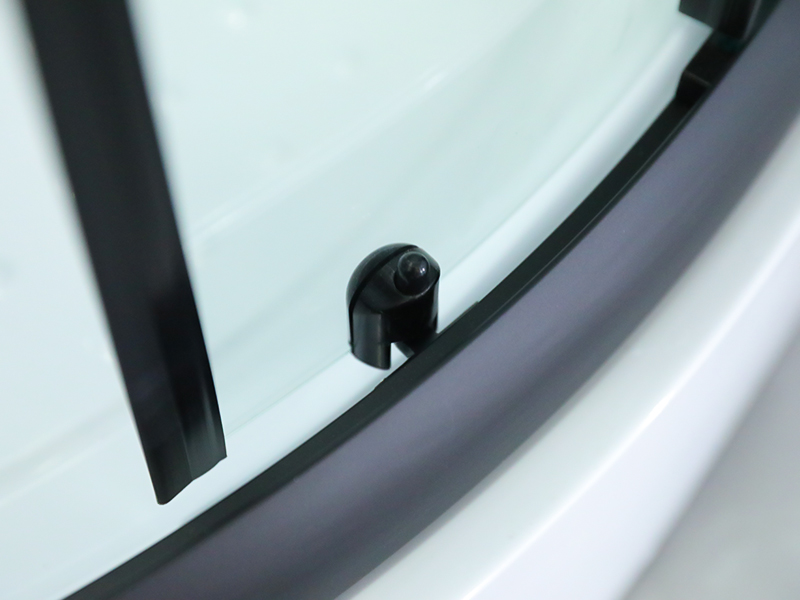 SE قاب آلومینیومی مشکی حمام شیشه ای کشویی SE قاب آلومینیومی مشکی حمام شیشه ای کشویی