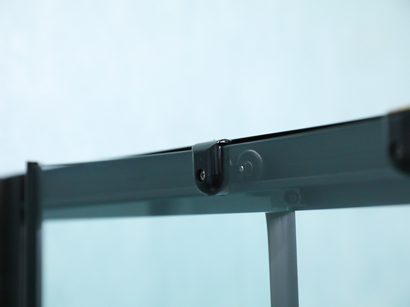 SE قاب آلومینیومی مشکی حمام شیشه ای کشویی SE قاب آلومینیومی مشکی حمام شیشه ای کشویی