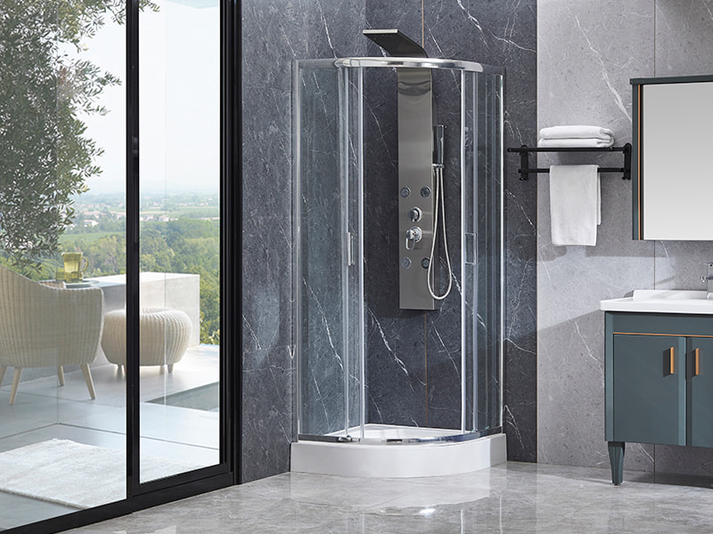 کابین دوش کشویی پروفیل آلومینیومی SE کروم برای حمام کابین دوش کشویی پروفیل آلومینیومی SE کروم برای حمام