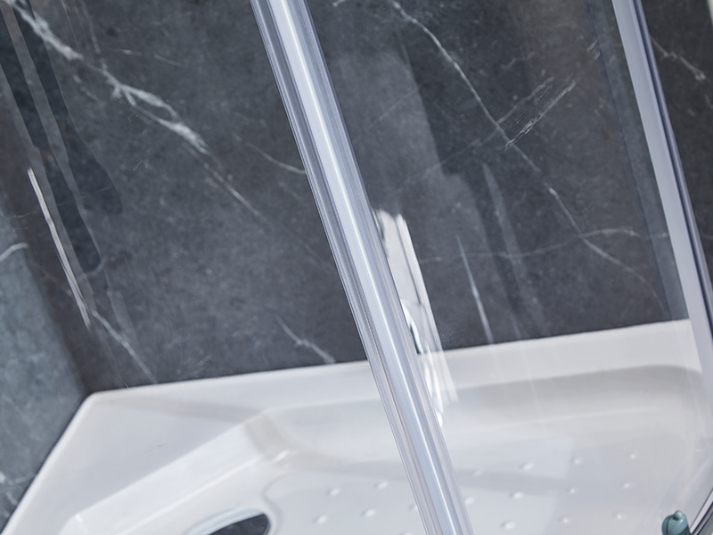 کابین دوش کشویی پروفیل آلومینیومی SE کروم برای حمام کابین دوش کشویی پروفیل آلومینیومی SE کروم برای حمام