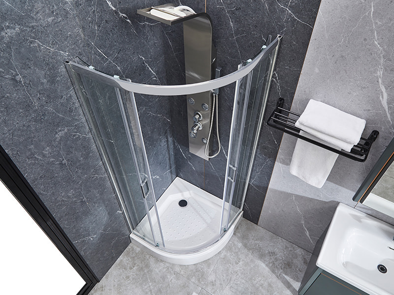 کابین دوش کشویی پروفیل آلومینیومی SE کروم برای حمام کابین دوش کشویی پروفیل آلومینیومی SE کروم برای حمام