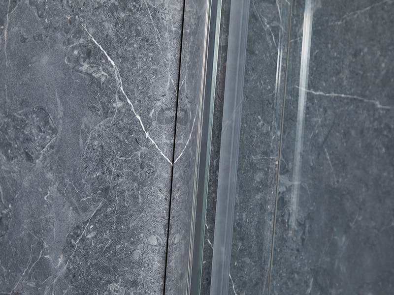 کابین دوش کشویی پروفیل آلومینیومی SE کروم برای حمام کابین دوش کشویی پروفیل آلومینیومی SE کروم برای حمام