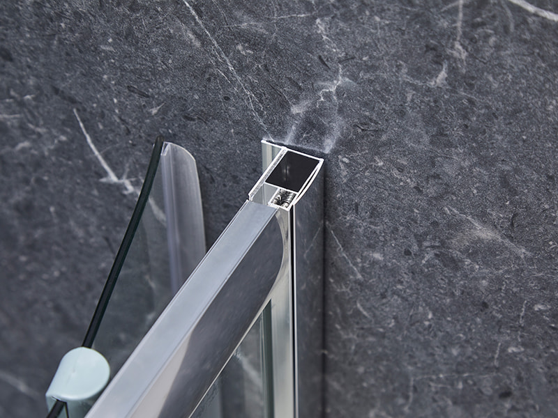 کابین دوش کشویی پروفیل آلومینیومی SE کروم برای حمام کابین دوش کشویی پروفیل آلومینیومی SE کروم برای حمام