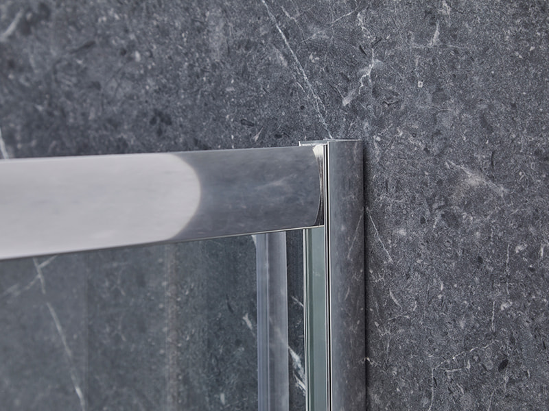 کابین دوش کشویی پروفیل آلومینیومی SE کروم برای حمام کابین دوش کشویی پروفیل آلومینیومی SE کروم برای حمام