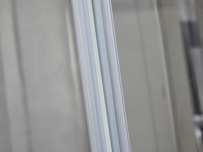 کابین دوش کشویی SE، شیشه شفاف، پروفیل آلومینیومی کروم، دستگیره دو سوراخ، بدون سینی کابین دوش کشویی SE، شیشه شفاف، پروفیل آلومینیومی کروم، دستگیره دو سوراخ، بدون سینی