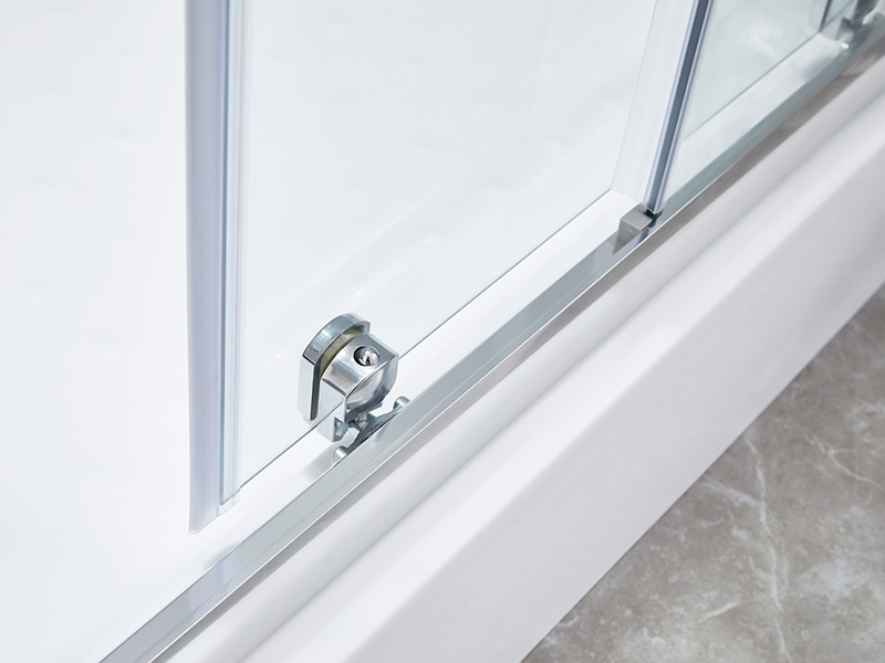 محفظه دوش کشویی حمام SQ Clear Tempered Glass، با سینی محفظه دوش کشویی حمام SQ Clear Tempered Glass، با سینی