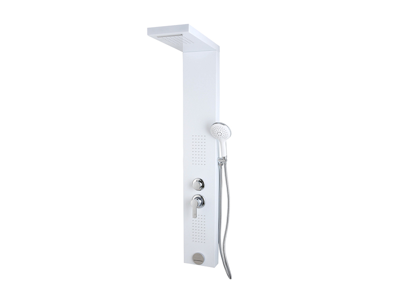 پانل دوش EC-1047 با آبشار، رنگ نقاشی سفید