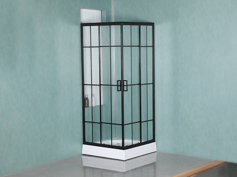 SQ Clear Tempered Glass با چاپ محفظه دوش کشویی